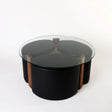 Rondo Pouffé Table Suite, Cocolea, Dark Ash, Black,