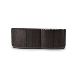 Muscat Marble and Dark Grey Elm Sideboard with Split Top, Maison Debrah, , ,
