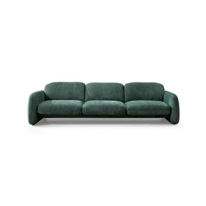 Maison Debrah Macbeth nubuck leather armchair with brushed brass stainless steel details — view 8