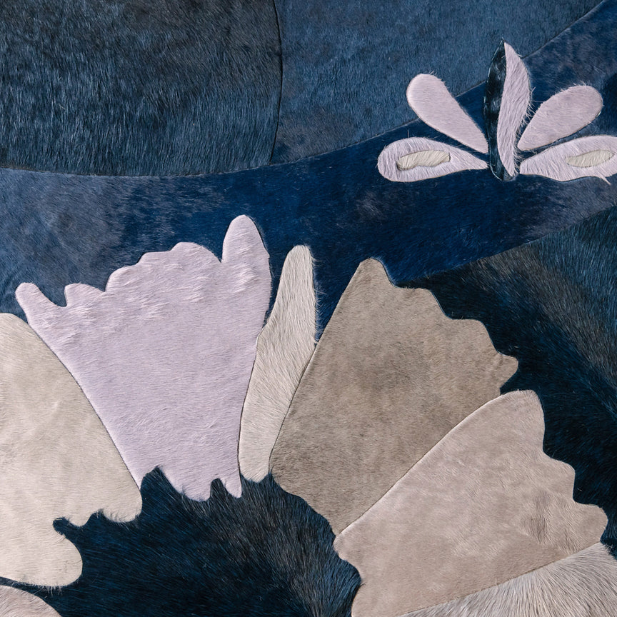 Shibori Rectangle Rug - Blue, Cocolea, , ,