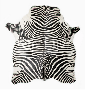 ZEBRA WHITE COW PRINT Cocolea