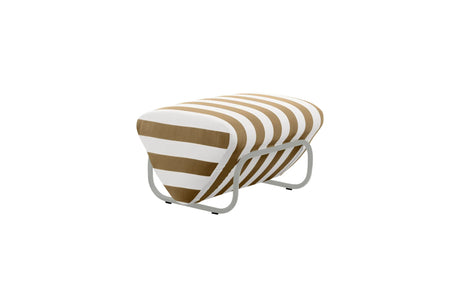 Outdoor Trend Foot Stool - Mallacoota, Cocolea, Shale Grey - Satin, Stone,