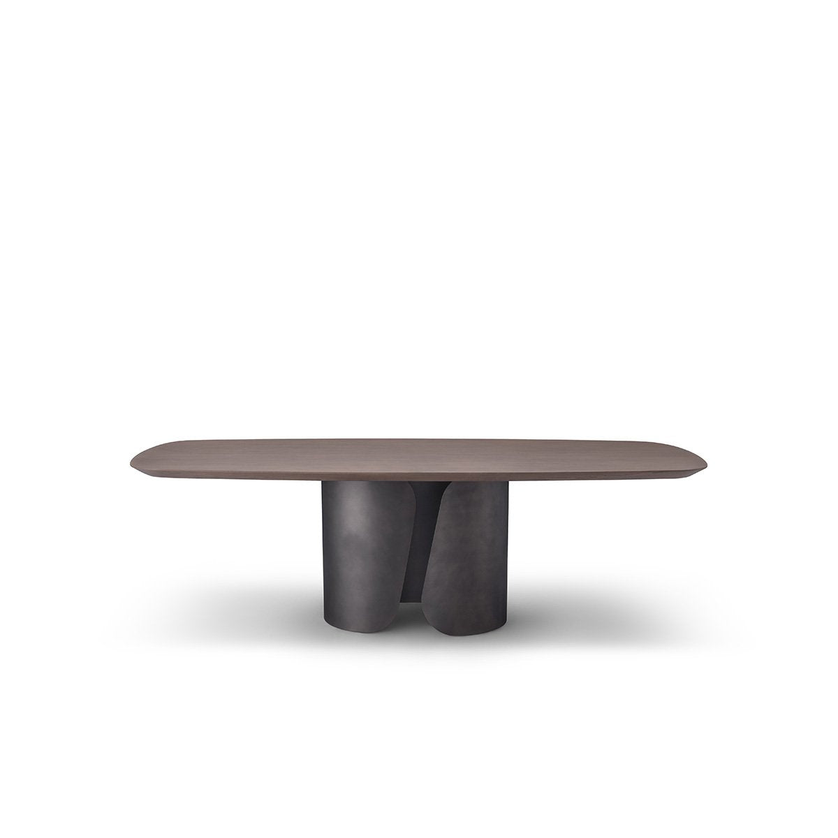 Beaurive Rectangular Light Grey Elm Dining Table on Iron Frame, Maison Debrah, , ,