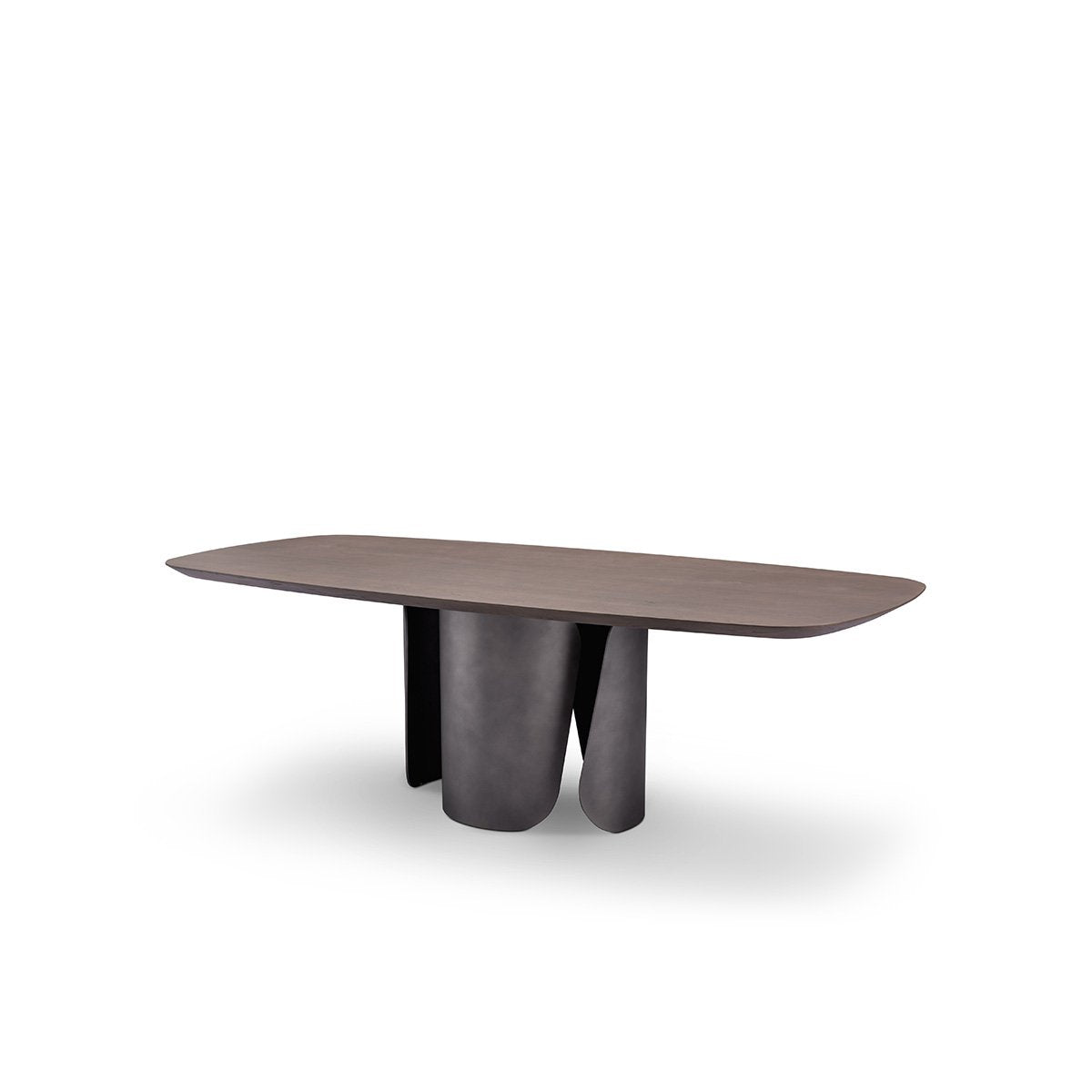 Beaurive Rectangular Light Grey Elm Dining Table on Iron Frame, Maison Debrah, , ,