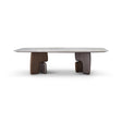 Clavène Fendi Snow White Marble Dining Table with Sculpted Base, Maison Debrah, , ,