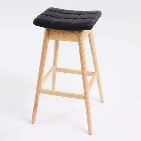 Martelle Bar Stool - Clear Ash, Cocolea, Black, ,