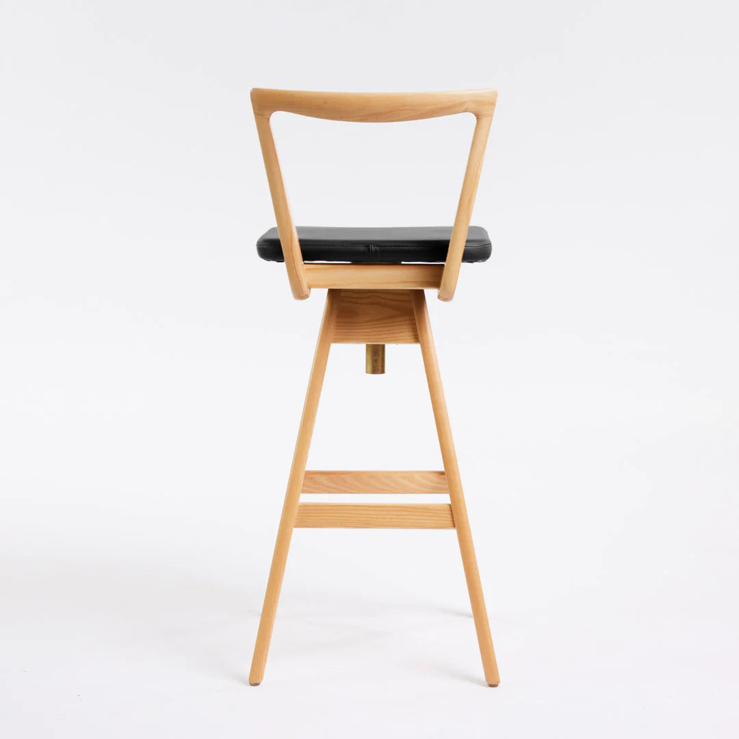Danish Bar Stool - Clear Ash