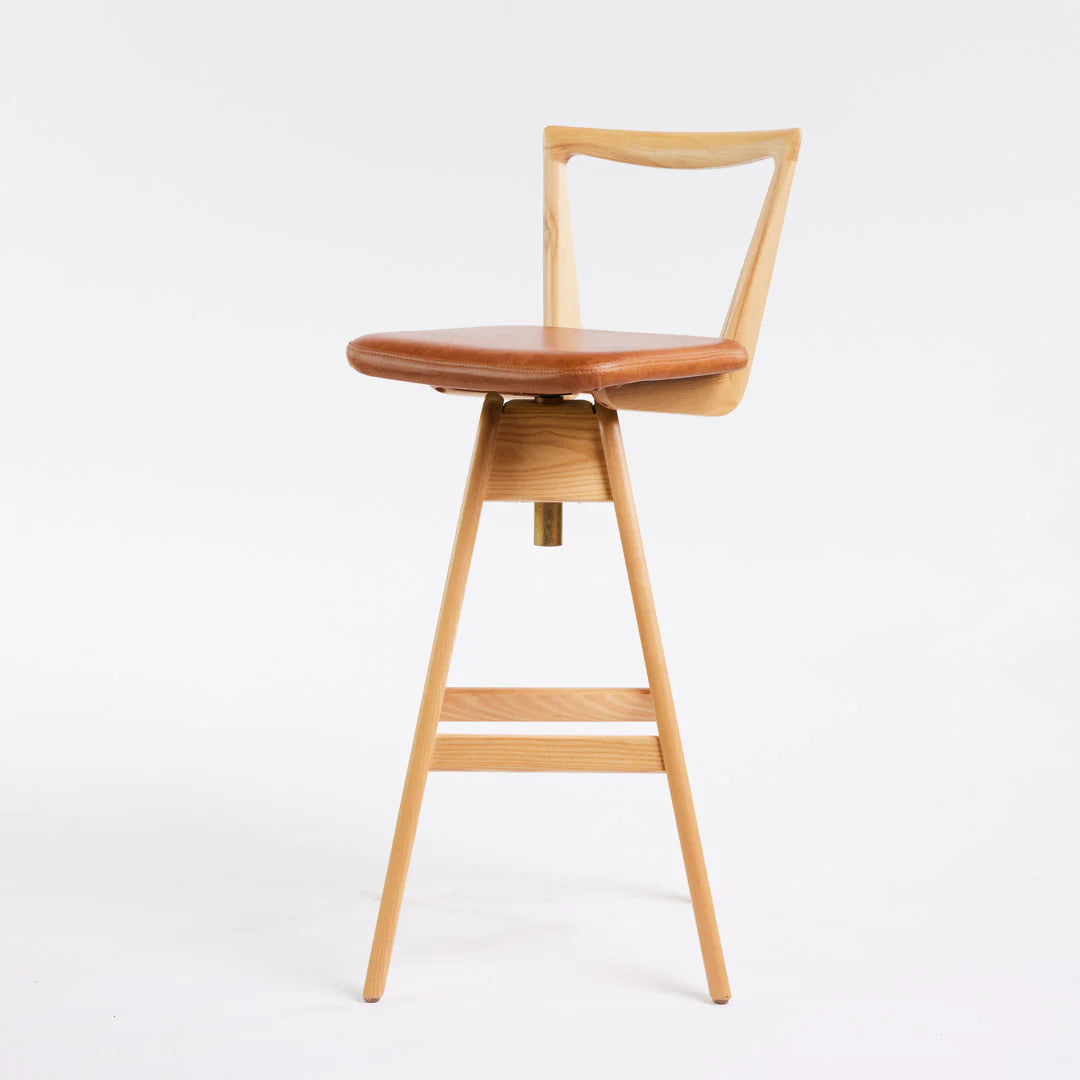 Danish Bar Stool Clear Ash, Cocolea, , ,