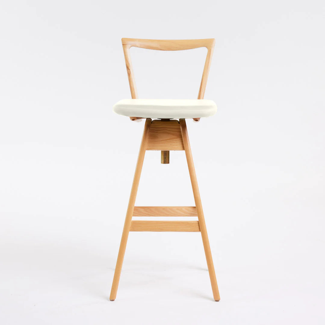 Danish Bar Stool - Clear Ash