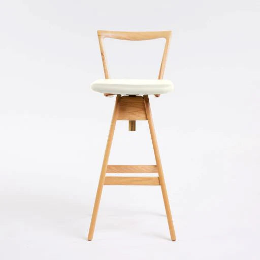 Danish Bar Stool Clear Ash