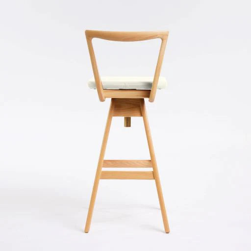 Danish Bar Stool Clear Ash
