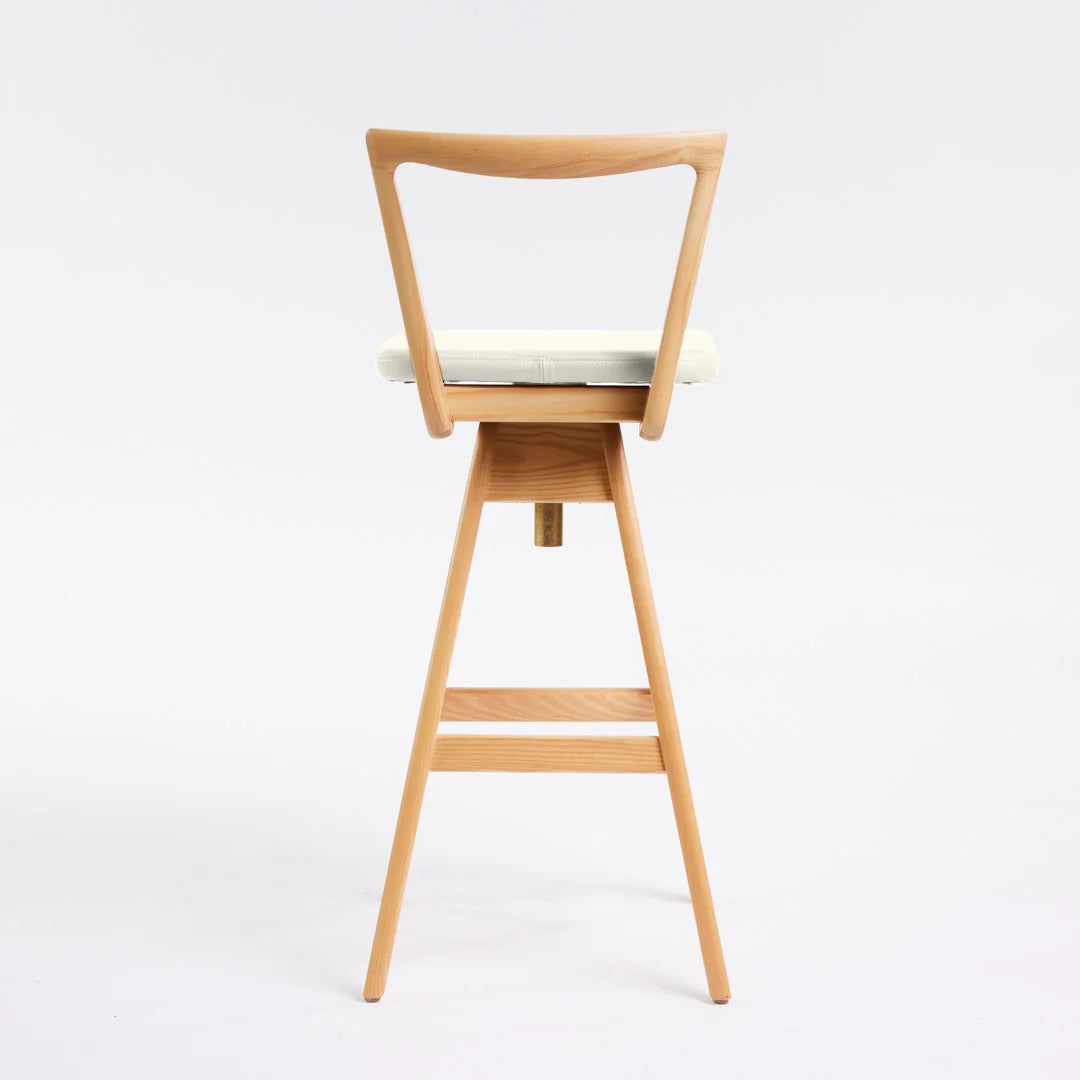 Danish Bar Stool Clear Ash, Cocolea, , ,