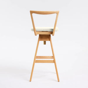 Danish Bar Stool - Clear Ash