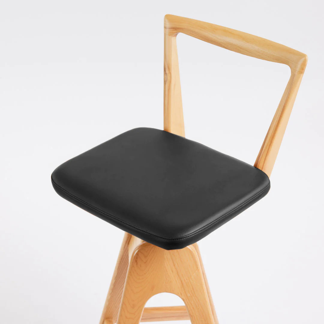 Danish Bar Stool - Clear Ash