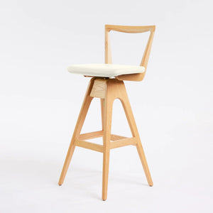 Danish Bar Stool - Clear Ash