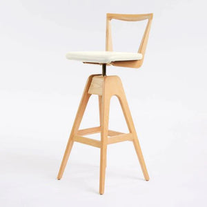 Danish Bar Stool - Clear Ash