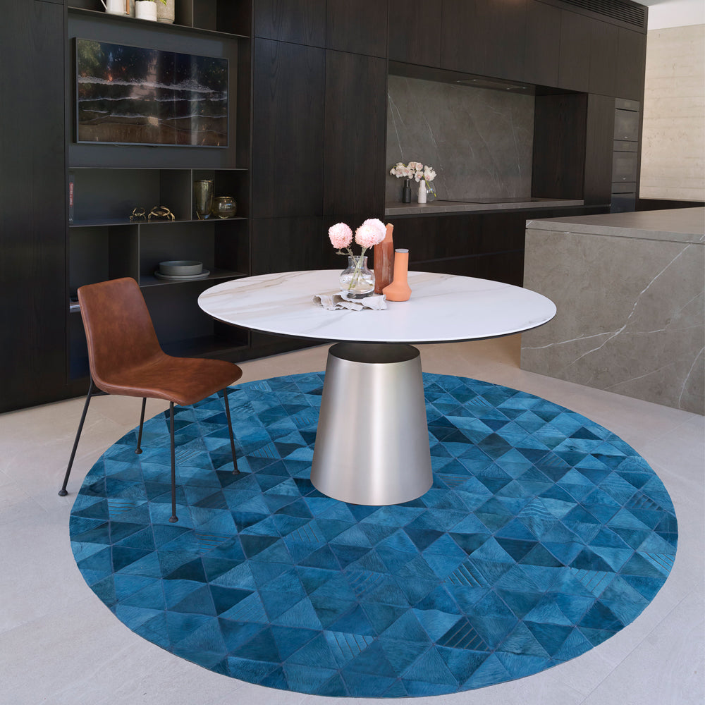 Trilogia Rug - Dark Jade Circulo Art Hide Rug, Cocolea, , ,