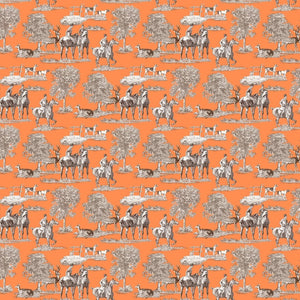 Studley Wallpaper, Cocolea Natty & Polly, Bright Coral, Per roll (53 cm × 10 m),