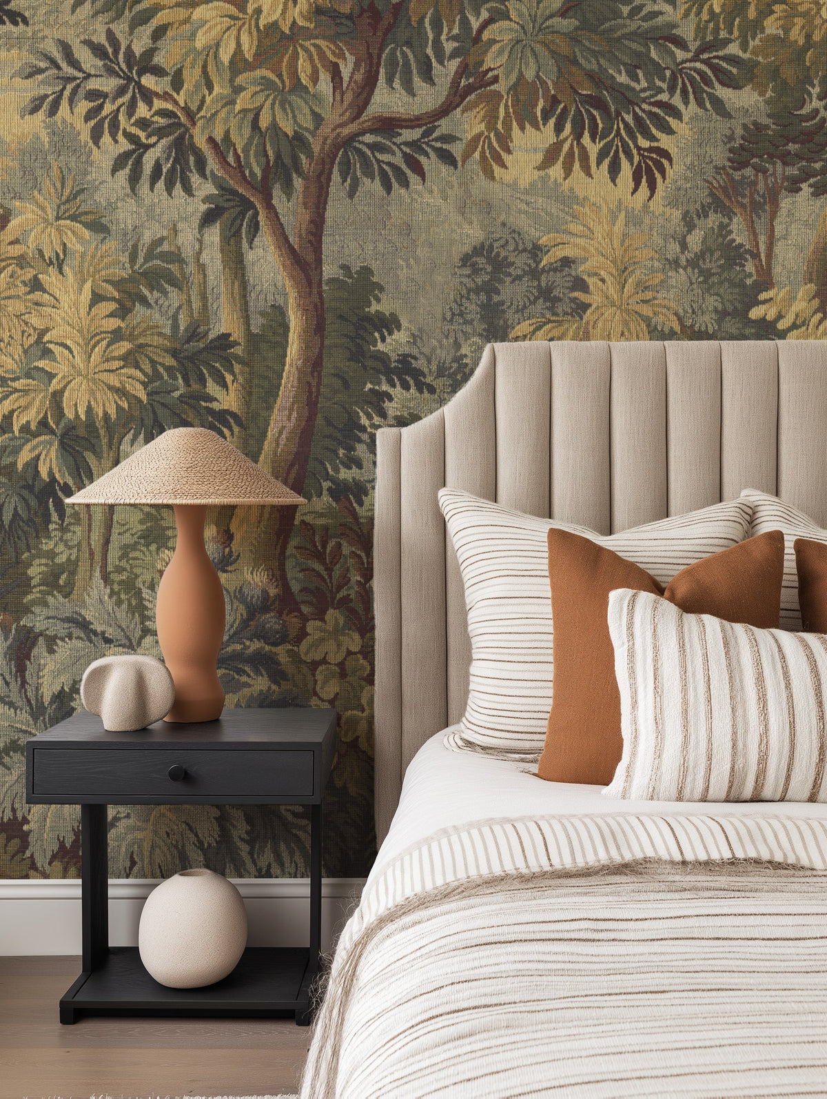 Printed panoramic mural example: Vintage Tapestry