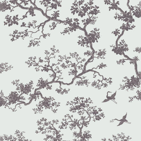 The Cranes Wallpaper, Cocolea Natty & Polly, Cloudburst, Per roll (61.5 cm × 10 m),