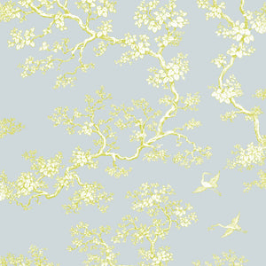 The Cranes wallpaper in Source by Natty & Polly, full pattern view