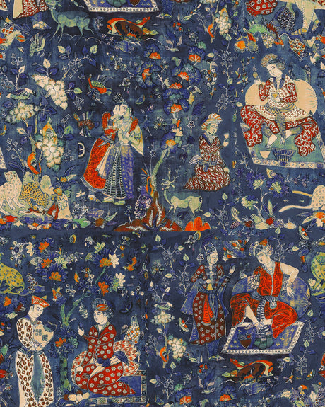 Carnival of Maghreb Wallpaper in Blue, Cocolea Natty & Polly, , ,