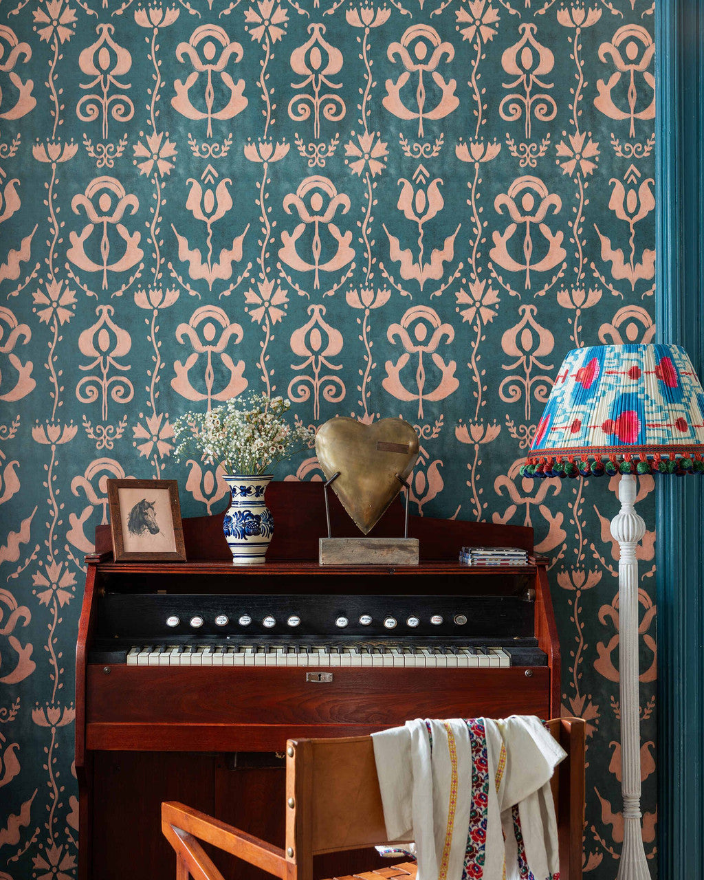 Grandma's Stencil Wallpaper, Cocolea Natty & Polly, , ,