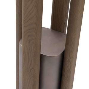 Navis Solid Wood Standing Coat Rack in Matte Light Grey, Maison Debrah, , ,