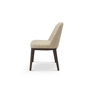 Morven Oatmeal Boucle Dining Chair with Dark Grey Timber Legs, Maison Debrah, , ,