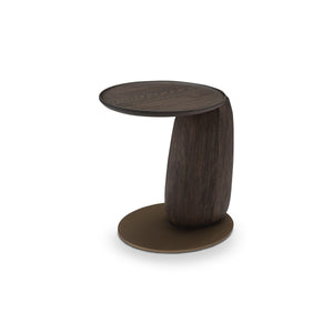 Farnel Pebble Leg Side Table in Dark Grey & Bronze, Maison Debrah, , ,