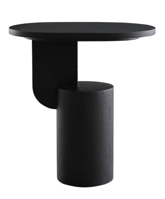 Marlow Black Timber Side Table, Cocolea, , ,