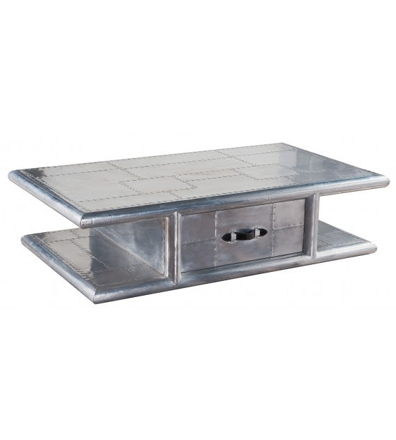 Albatros Aluminium Aviator Spitfire Coffee Table, Cocolea, , ,