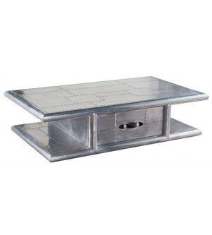 Albatros Aluminium Aviator Spitfire Coffee Table, Cocolea, , ,