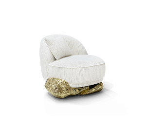 Angra White Armchair by Boca do Lobo