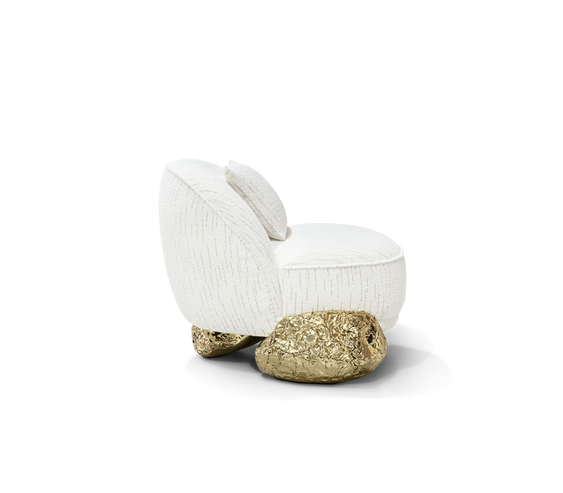 Angra White Armchair by Boca do Lobo – view 2