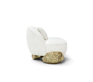 Angra White Armchair by Boca do Lobo – view 2