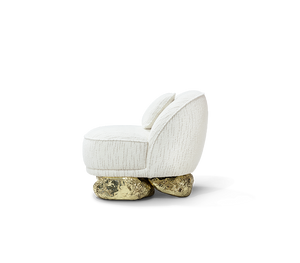 Angra White Armchair by Boca do Lobo – view 5