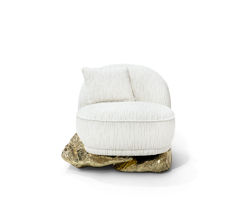Angra White Armchair by Boca do Lobo – view 6