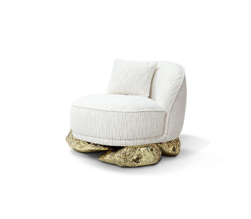Angra White Armchair by Boca do Lobo – view 7