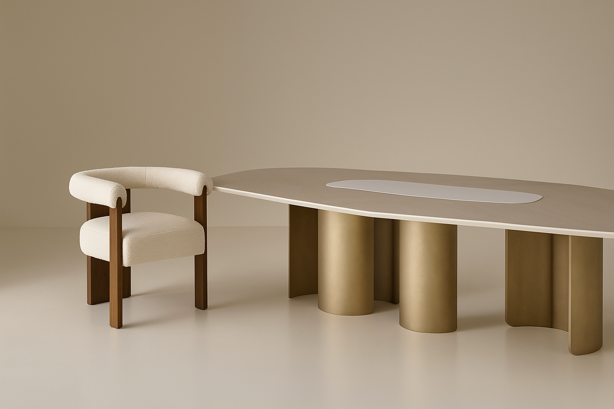 Capella Solid Ash Wood Curved Back Armchair, Cocolea, , ,