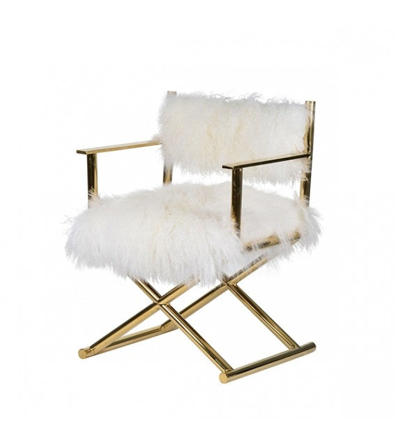 Ciprian Genuine Sheepskin Leisure Chair, Cocolea, , ,