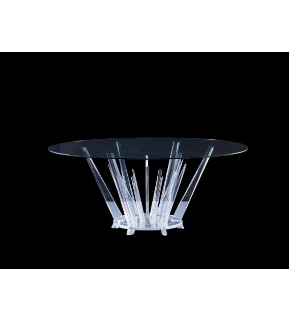 Kryptonite Round 4 dining chair Table Lucite Acrylic - CUSTOMISE, Cocolea, , ,