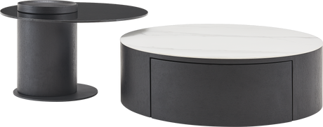Toscana Sintered Stone Nesting Coffee & Side Table Set, Cocolea, , ,