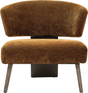 Carrara Burnt Orange Upholstered Armchair, Cocolea, Default Title, ,