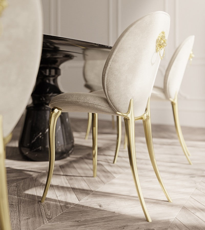 Soleil Cream Chair by Boca do Lobo – view 9