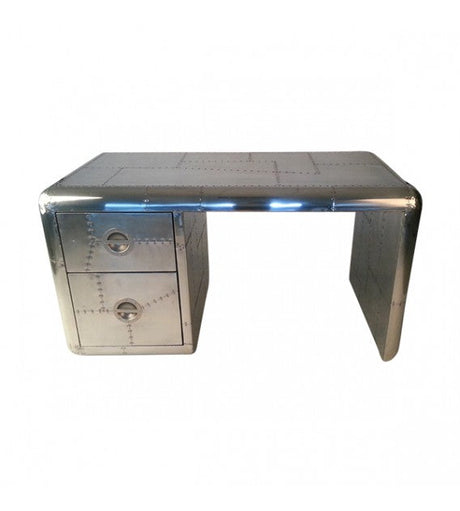 Bomber Aluminium Aviator Spitfire Desk, Cocolea, , ,