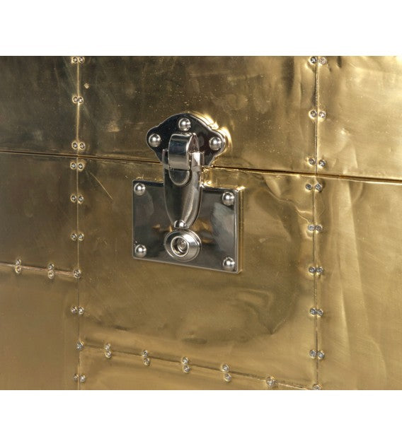 Avanti Polished Brass Trunk Table, Cocolea, , ,
