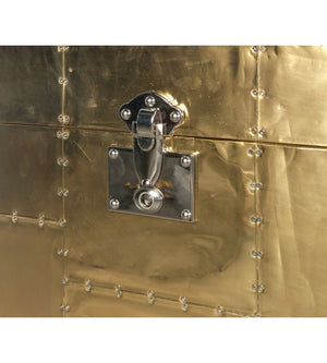 Avanti Polished Brass Trunk Table, Cocolea, , ,