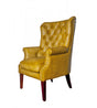 Chesti Mustard Chesterfield Leather Armchair, Cocolea, , ,