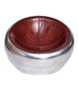 Wright Flyer Aluminium and Brown Leather Large Cocoon Stool, Cocolea, , ,